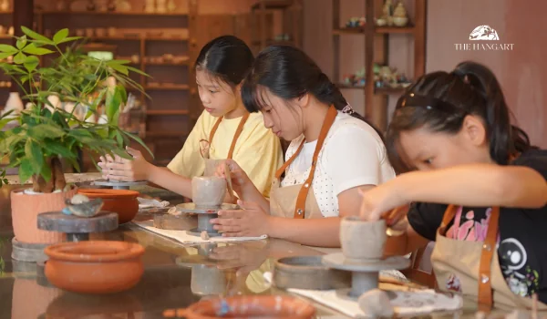 Workshop làm gốm thủ công tại The Hangart